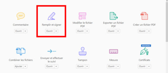 signature électronique d’un PDF